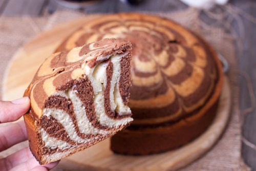 Cake zebré